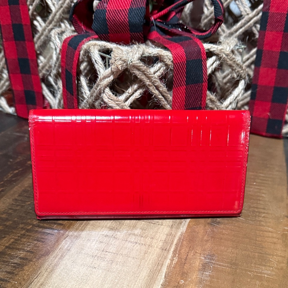 Burberry Red Wallet